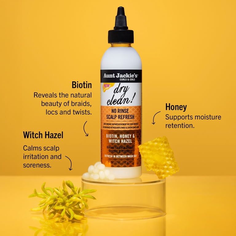 Aunt Jackie's Braid & Twist Collection Dry Clean Waterless Scalp