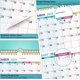 thumbnail image 3 of Calendario de pared 2026 – Calendario de 3 meses 2026 vertical, enero 2026 – diciembre 2026, calendario de pared de 3 meses 2026, 11 x 26 pulgadas abierto, calendario 2026 mensual con impresión grande, 3 of 4