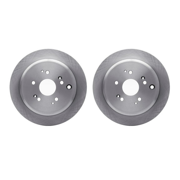 Dynamic Friction Company Rear Brake Rotors 6002-59046