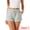 Silver Gray, variant on DARING DIVA Women's Soft Stretchy Drawstring Lounge Shorts XS White