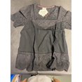 thumbnail image 2 of Knox Rose Ladies Shortsleeve Black Blouse Top, Size XS, 2 of 6
