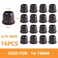 thumbnail image 1 of 16pcs New Chair Leg Protective Cover Thick Silicone Stool Table Mat Non-slip Floor Feet Pads Caps Furniture Legs, 1 of 5