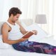 thumbnail image 5 of Balery Neon Buddha Cityscape Pantalones de pijama para hombre, pijama ultraligero, pantalón de descanso-X-Large, 5 of 6