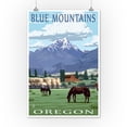 thumbnail image 2 of Blue Mountains Scene, Oregon (12x18 Wall Art Poster, Room Decor), 2 of 3