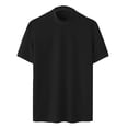 thumbnail image 2 of Mefallenssiah Hauts pour Hommes, Liquidation Été Chemise à Manches Courtes Col Montant, 2 of 6