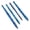 Blue, variant on 4Pcs 6/8/10/12mm Highs Strength Oblique Head Eccentric Drill Bit for Metal Glass Plastic