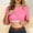 c01Pink, variant on LNWUY Womens Long Sleeve Shirts with Built in Bra Crewneck Slim Fit Basic Tee Tops Casual T-Shirt Base Layer Undershirts Black L