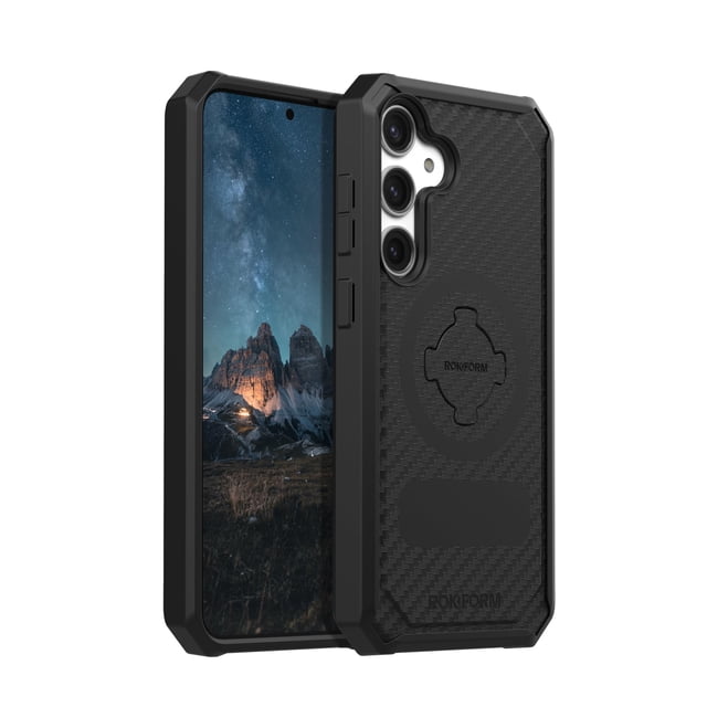 Funda Rokform para Galaxy S24 Plus, resistente, magnética, negra