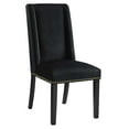 thumbnail image 2 of Modway Baron Performance Velvet Dining Chairs - Set of 2, Black, 2 of 3