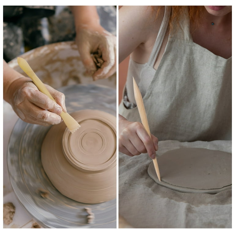 19x Clay Tools DIY Scraping Smoothing Ceramics Clay Sculpting