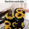 thumbnail image 5 of Black Butterfly Sunflower Pattern Bathroom Rugs Mat,Non Slip Microfiber Bathroom Rug,Rubber Backing,Soft Bathroom Mats for Bathroom Floor,Tub and Shower,17x27in(43x68cm), 5 of 5