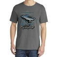 thumbnail image 2 of Wild Bobby, Classic Ford Mustang Mach 1 A Little Horseplay, Cars and Trucks, Garment-Dyed Washed Look Short Sleeve Tees, Charcoal, Small, 2 of 3