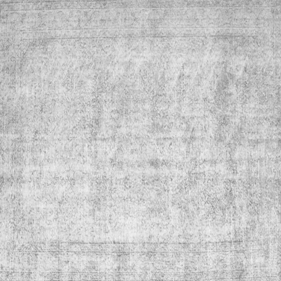 Ahgly Company Indoor Square Persian Gray Traditional Area Rugs, 3' Square