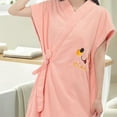 thumbnail image 5 of Raindrops Wearable Bath Towel Warmth In Winter For Hotel Use Women 1Set Pink, 5 of 5