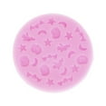 thumbnail image 1 of halloween pumpkin bat moon star polymer clay mold fondant mold flexible, 1 of 5
