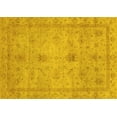 thumbnail image 1 of Ahgly Company Indoor Rectangle Abstract Yellow Modern Area Rugs, 5' x 7', 1 of 4