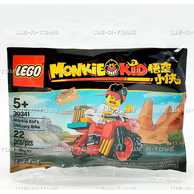 LEGO Monkie Kid's Delivery Bike 22 Piece Building Set 30341
