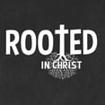 thumbnail image 5 of Wild Bobby Rooted in Christ Inspirational/Christian Women Tri-Blend Racerback Tank Top, Vintage Black, Small, 5 of 5