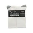 thumbnail image 3 of High Ridge Gear Men's Premium Cotton Crew Socks, 4 Pack, 3 of 4