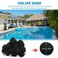 thumbnail image 2 of DSTESS 3.1 lbs Pool Filter Ball for Sand Filter Pump for Above Ground Pool, Pool Filter Media Balls Instead of Sand, Reusable Eco-Friendly Fiber Filter Media Ball Equals 110 lb Pool Filter Sand,Black, 2 of 5