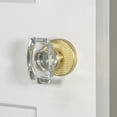 thumbnail image 4 of Viaggio Clomhmsta_Dd Circolo Hammered Solid Brass Non-Turning Two-Sided Dummy Door Knob, 4 of 7