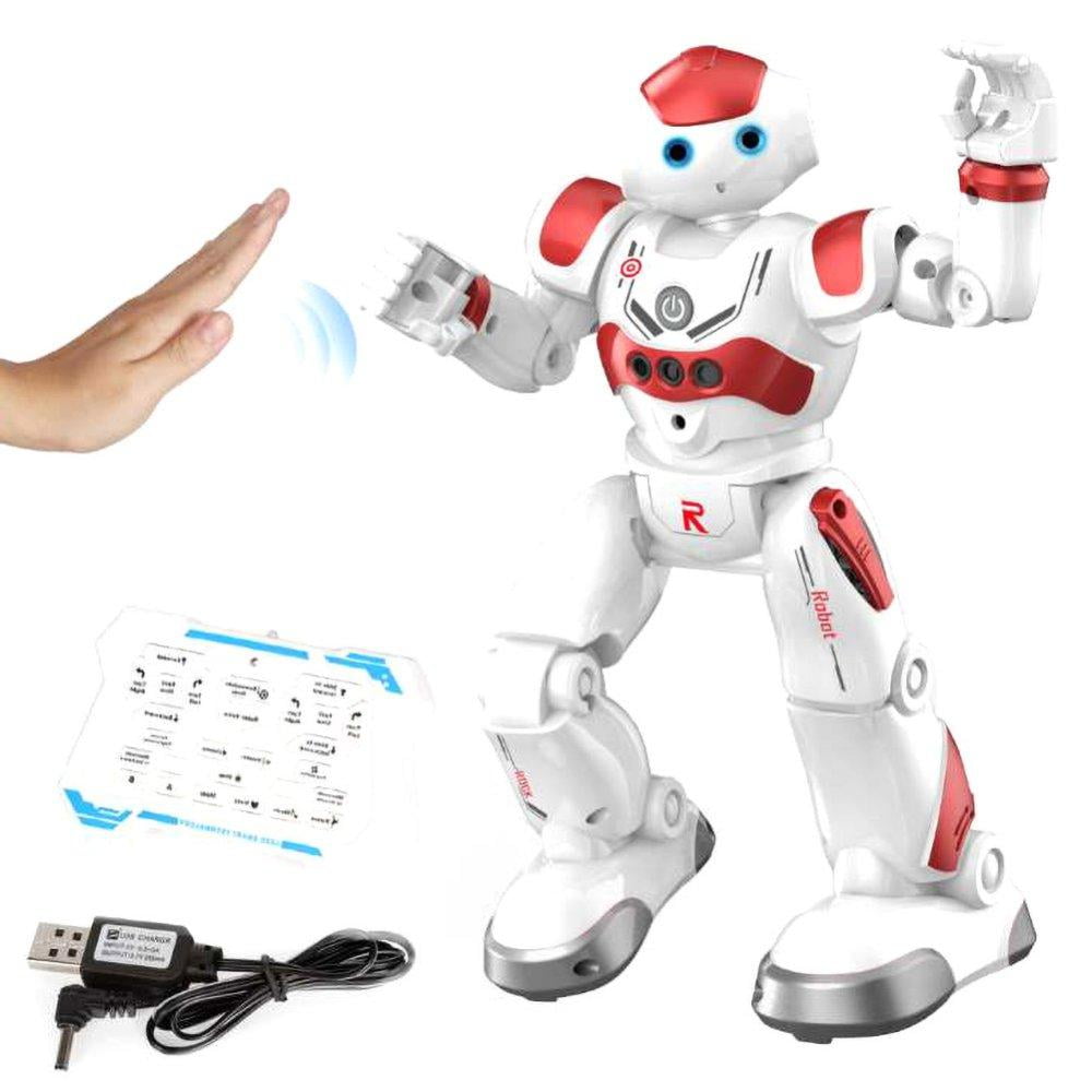 Robot Toy Remote Control Programmable Robot for Boys Girls Kids Gift Present,... 