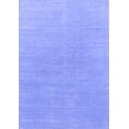 thumbnail image 1 of Ahgly Company Machine Washable Indoor Rectangle Solid Blue Modern Area Rugs, 7' x 9', 1 of 4