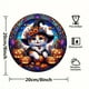 thumbnail image 3 of Kitty Witch Halloween Pendant Acrylic Halloween Hanging Decoration Flat Display For Window Hanging, 3 of 5