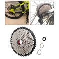 thumbnail image 1 of 8-12 s MTB Bike Freewheel Cassette de bicicleta Reparación de volante, antioxidante, sin deformación, resistente al desgaste, alto rendimiento de dura 10S 11-46T Plata Soledad Cassette de rueda libre para bicicleta, 1 of 8