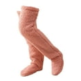 thumbnail image 3 of Calcetines Por Encima de La para Mujer, Medias Peludas para Dormir en Casa, Cálidas, Súper Suaves, hasta El Muslo, para El Hogar Y La 90cm Fernando  Calcetines largos y peludos, 3 of 8