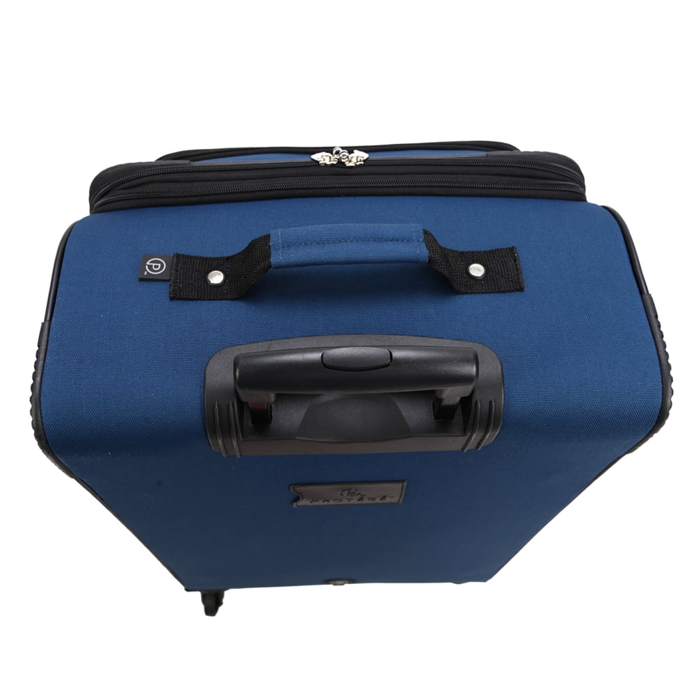Protege 21" Carry-on Elliptic 4-Wheel Spinner Luggage, Blue(Walmart Exclusive)
