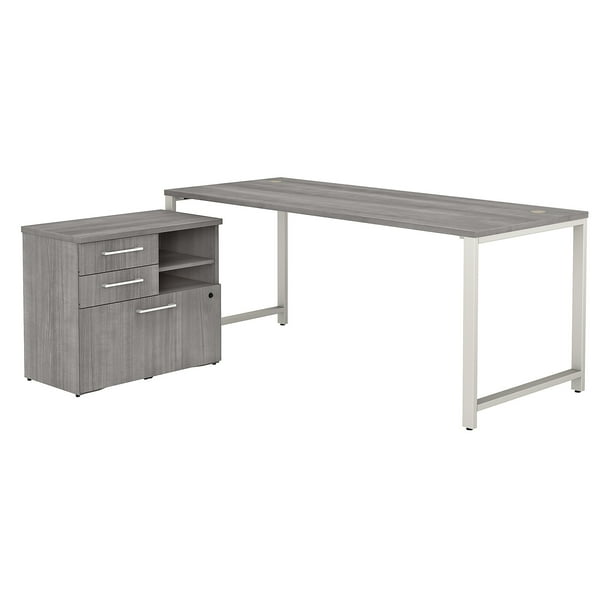 Bush Business Furniture 400 Series Table Desk with Storage72W x 30D