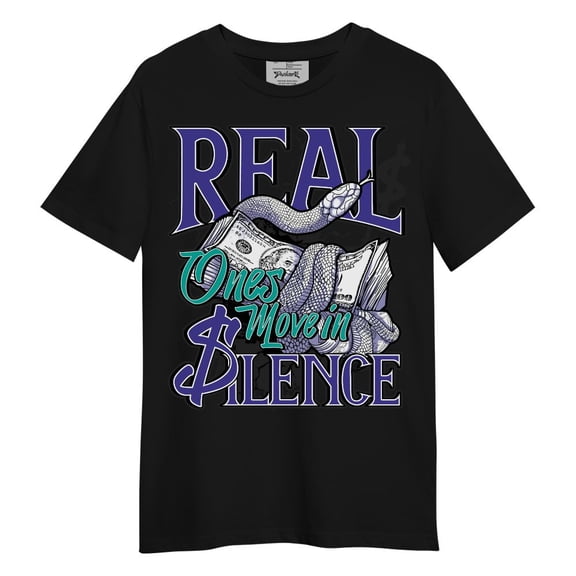 Halloween Sneaker Match T Shirt Retro Grape 5s – Move in Silence Funny Scary Autumn Graphic Tee for Men Women