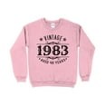 thumbnail image 4 of Vintage 1983 Aged 40 Years Sweatshirt, 40th Birthday Sweater, 4 of 9