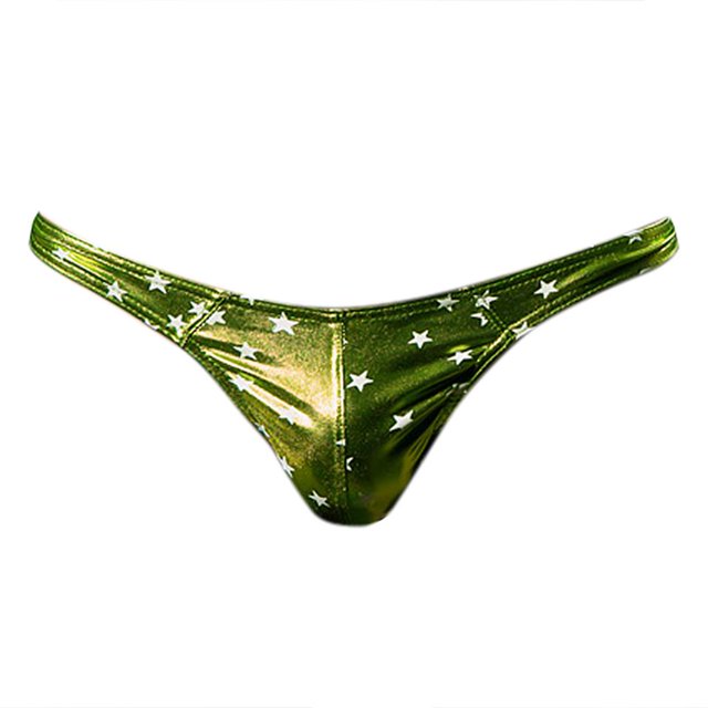 Ropa interior para hombre Tangas Bronzing Stars Green-M Salvador Dali Ropa De Hombre