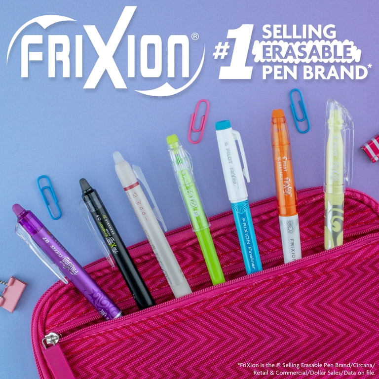 FriXion Clicker Erasable Gel Pens, Fine Point 0.7mm, 5 Pack photo 8
