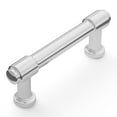 thumbnail image 4 of Hickory Hardware H077851CH-10B 3 in. CC Piper Cabinet Pull, Polished Chrome - Pack of 10, 4 of 7