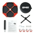 thumbnail image 2 of DNA Motoring TOOLS-00253 Adjustable Height Pneumatic Garage Seat Rolling Mechanic Stool with Tool Tray Storage, 2 of 8