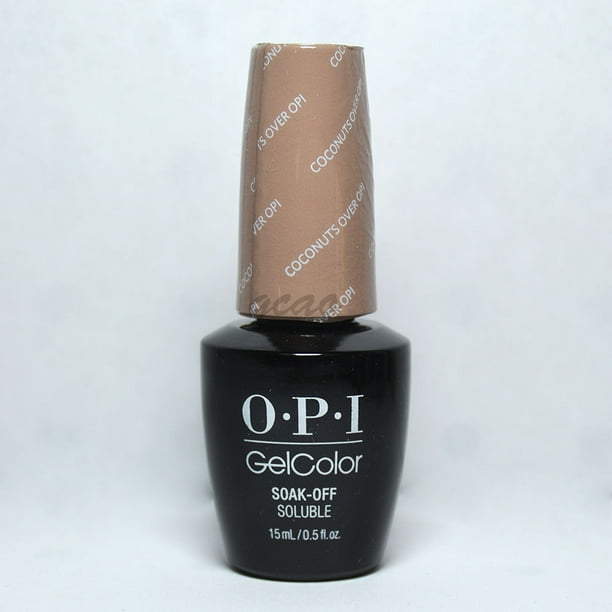OPI OPI SoakOff UV Gel Polish coconuts over opi GCF89