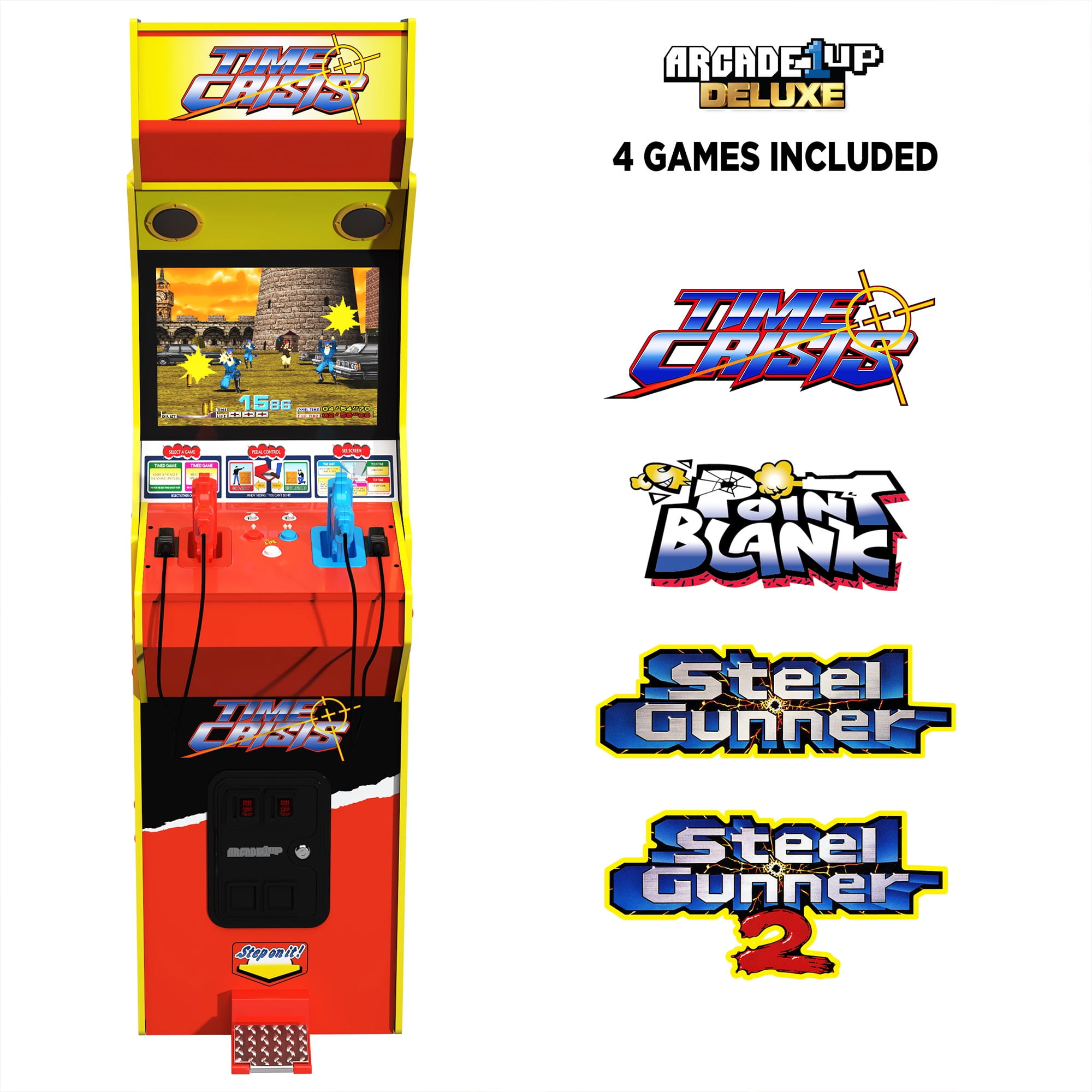 Arcade1Up 17" Screen Multiplayer Time Crisis Arcade Machine