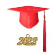 thumbnail image 1 of Gorro de graduación llamativo y memorable, gorro de graduación colorido y práctico de tela para estudiante (hy), 1 of 5