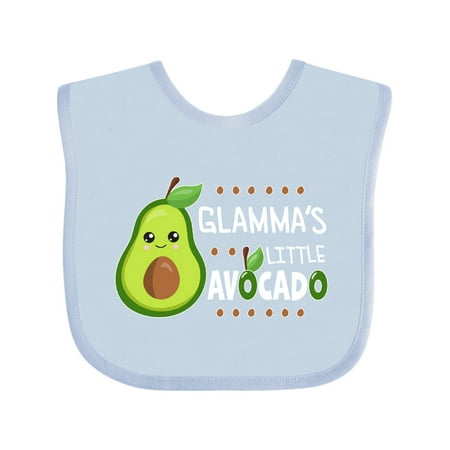 

Inktastic Glamma s Little Avocado with Cute Baby Avocado Gift Baby Boy or Baby Girl Bib