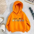 thumbnail image 4 of SJLDQY Girls Hoodies Casual Hooded Sweatshirt Long Sleeve Love-themed Graphic Pullover Tops Size 7-8 Years, 4 of 4