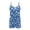 Starfish Seashell Blue, variant on ZAITUBLES Womens Summer Casual Sleeveless Rompers 2026 Loose Shorts Outfit Adjustable Spaghetti Strap Jumpsuits with Front Pockets, Fabric, Starfish Seashell Blue Print, Size S