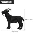 thumbnail image 2 of Black Goat Model Plush Black Goat Animal Garden Simulation Goat Animal Ornament, 2 of 8