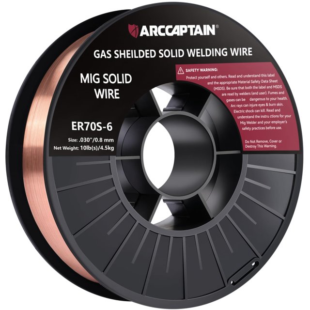 Alambre de soldadura Mig ARCCAPTAIN ER70S-6 0.030 4.5 kg/10 libras