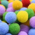 thumbnail image 5 of 100 bolas de pompones suaves y esponjosas de 15/20/25 mm, juguetes hechos a mano para niños, decoración de bodas, pompones de fieltro, suministros para manualidades de costura, 8 unidades, 5 of 5