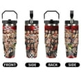 thumbnail image 5 of WWE 30 Oz Tumbler with Straw, Vacuum Insulated Stainless Steel Double Wall Water Bottle Travel Coffee Mug, Gifts, 5 of 8
