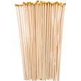 thumbnail image 1 of Minkissy 50Pcs Wooden Mini Flag Pole for Dowel Rods and Personal Celebrations 11.8In, 1 of 6