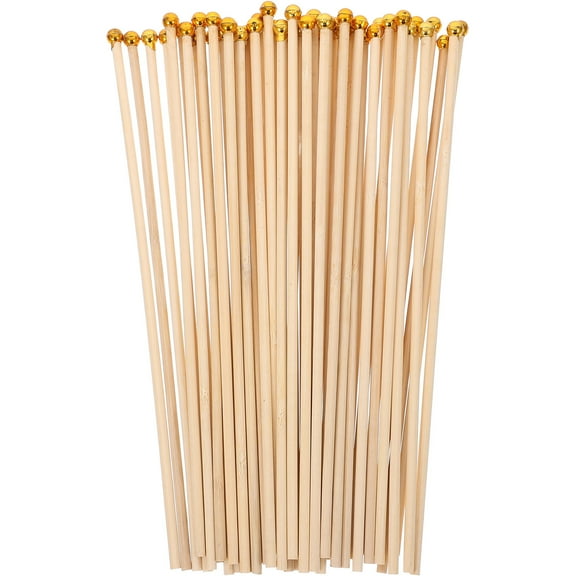 OUNONA 50pcs Hand Flagpole Small Flag Pole Flagpoles DIY Flag Supplies Flag Stick Replacement Small Flag Stand Flagpole for Party Flagpole for DIY Handheld Flag Pole